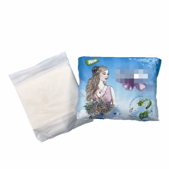 Super Absorbent Private Label Soft Menstrual Sanitary Napkins